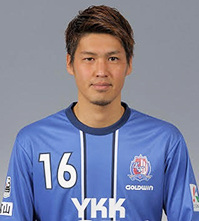 Jリーグ　元カターレ富山　DF 吉川 拓也